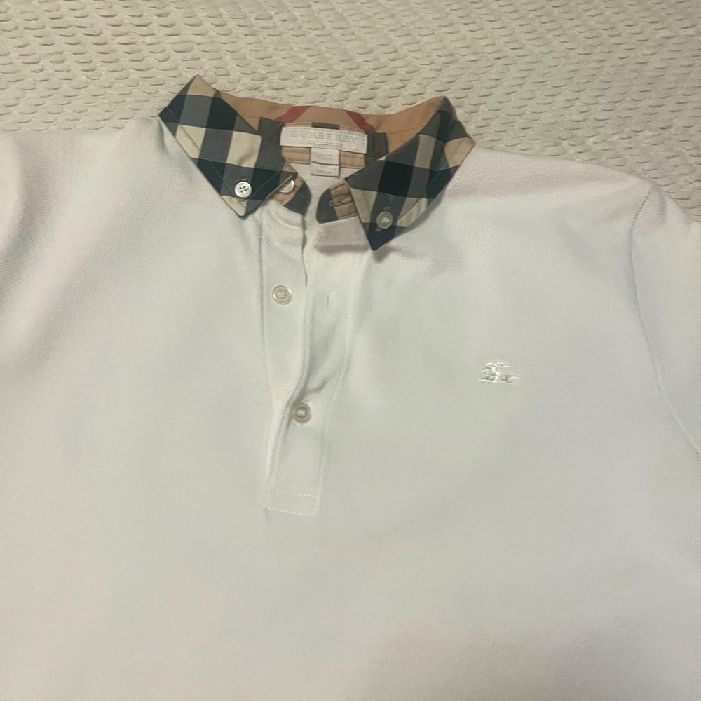 Boys Burberry Polo shirt- size 12-14